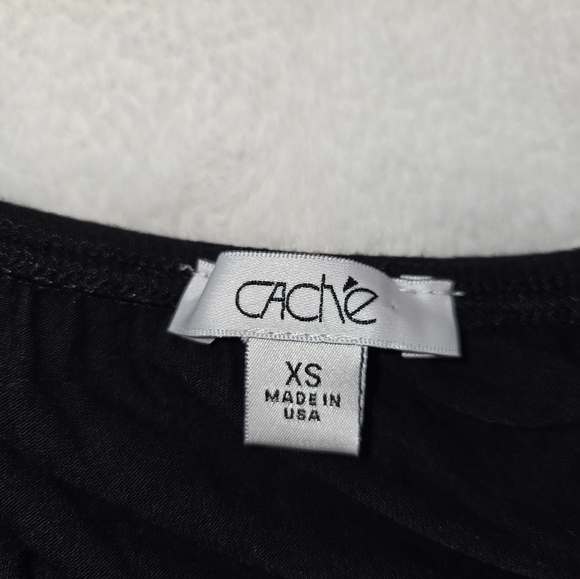 Cache Black/Gold Lace Camisole - Picture 6 of 6